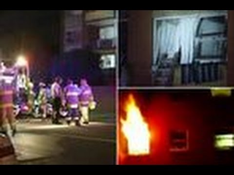 بالفيديو أم ترمى طفليها من النافذة