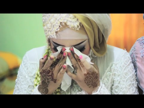 شاهد العروس التي أبكت العالم يوم زفافها