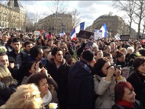 انسحاب الوفد المغربي من المسيرة الصامته