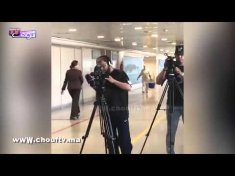 شاهد أجواء وصول المنتخب الوطني داخل القاعة إلى المغرب