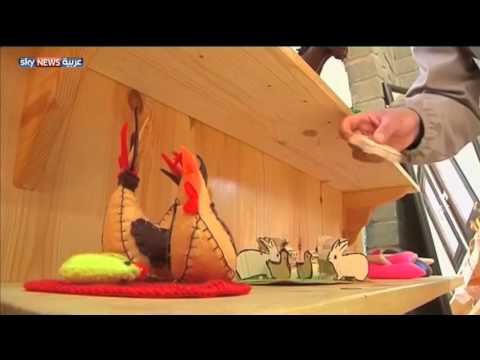 بالفيديومجسمات خشبية بأنامل نسوية في غزة