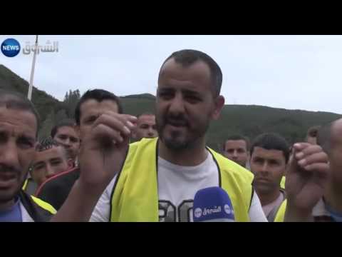 بالفيديو عمال شركة اوزقن التركية في إضراب مفتوح